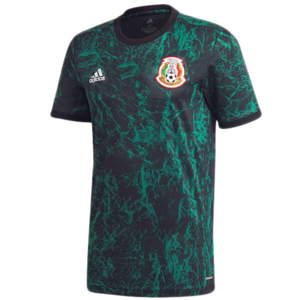 Camiseta México Pre Match 2020 Azul